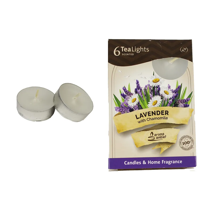 Teelicht LAVENDER WITH CAMOMILE 6 St. MSC-TL1034